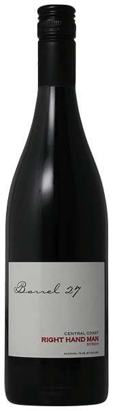 Barrel 27 Right Hand Man Syrah
