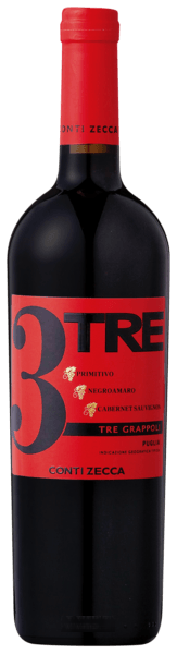 Tre Grappoli Puglia (Primitivo - Negroamaro - Cabernet Sauvignon)